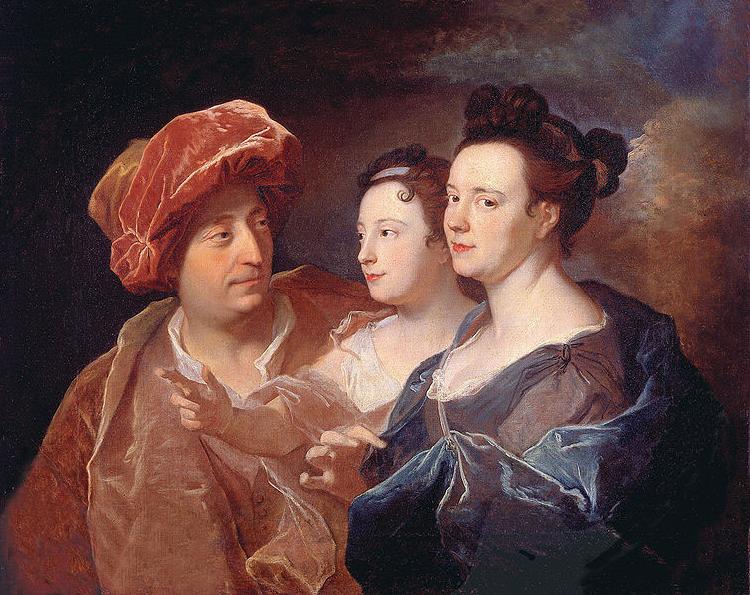 Hyacinthe Rigaud La famille Laffite. Germany oil painting art
